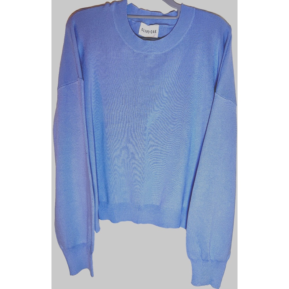 Olive & Oak Women's Large NWT Playful Periwinkle Lightweight Sweater